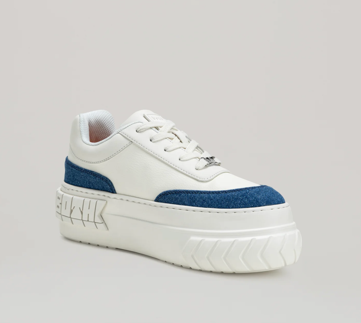 Sneakers Tyres Platform - White/Denim
