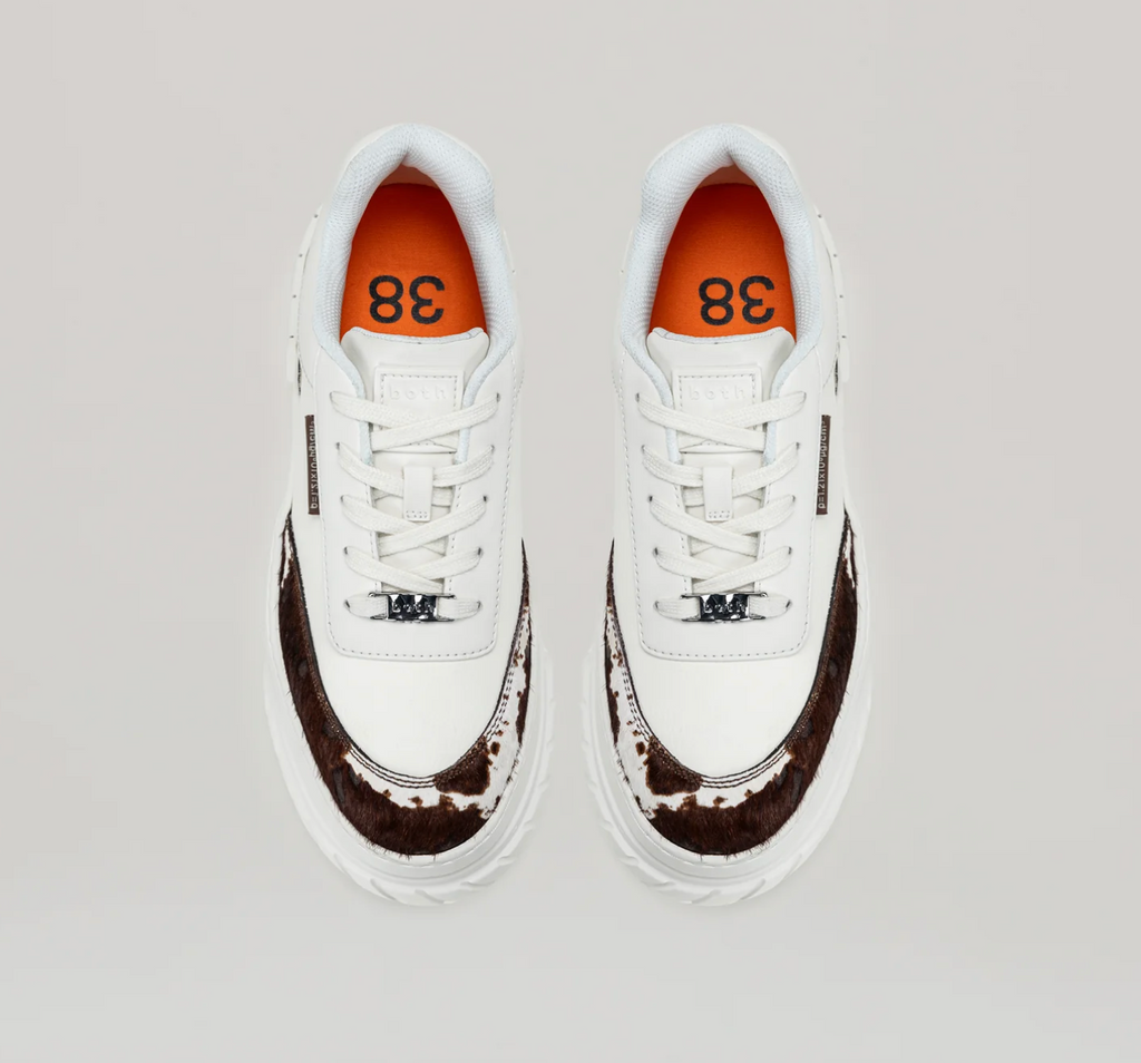 Sneakers Tyres Platform - White/Brown