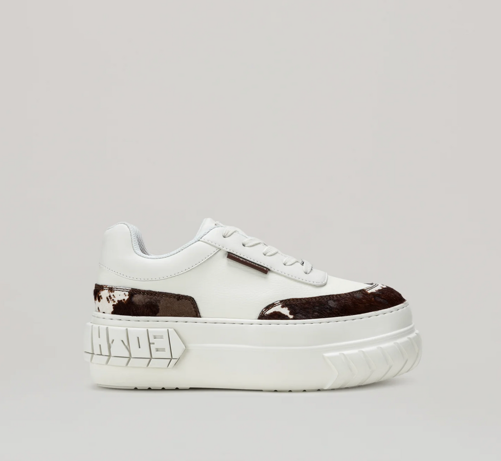 Sneakers Tyres Platform - White/Brown