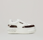 Sneakers Tyres Platform - White/Brown
