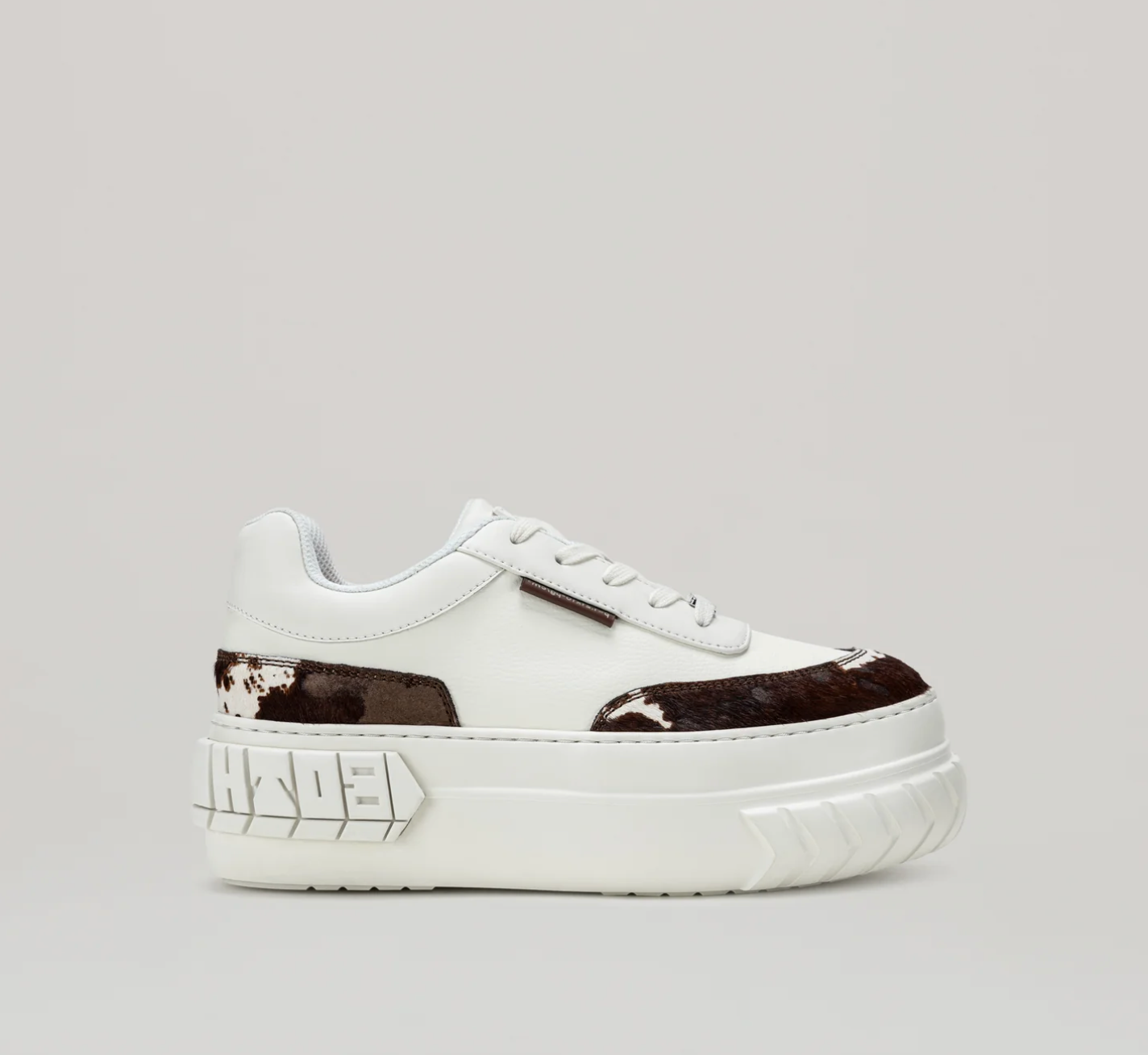 Sneakers Tyres Platform - White/Brown
