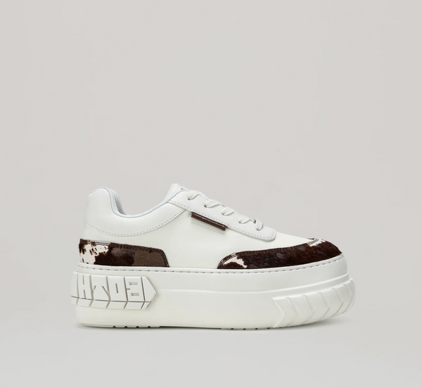 Sneakers Tyres Platform - White/Brown