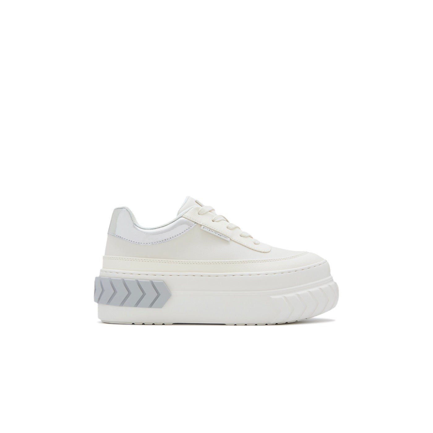 Sneakers Tyres Platform - Silver/Grey/White