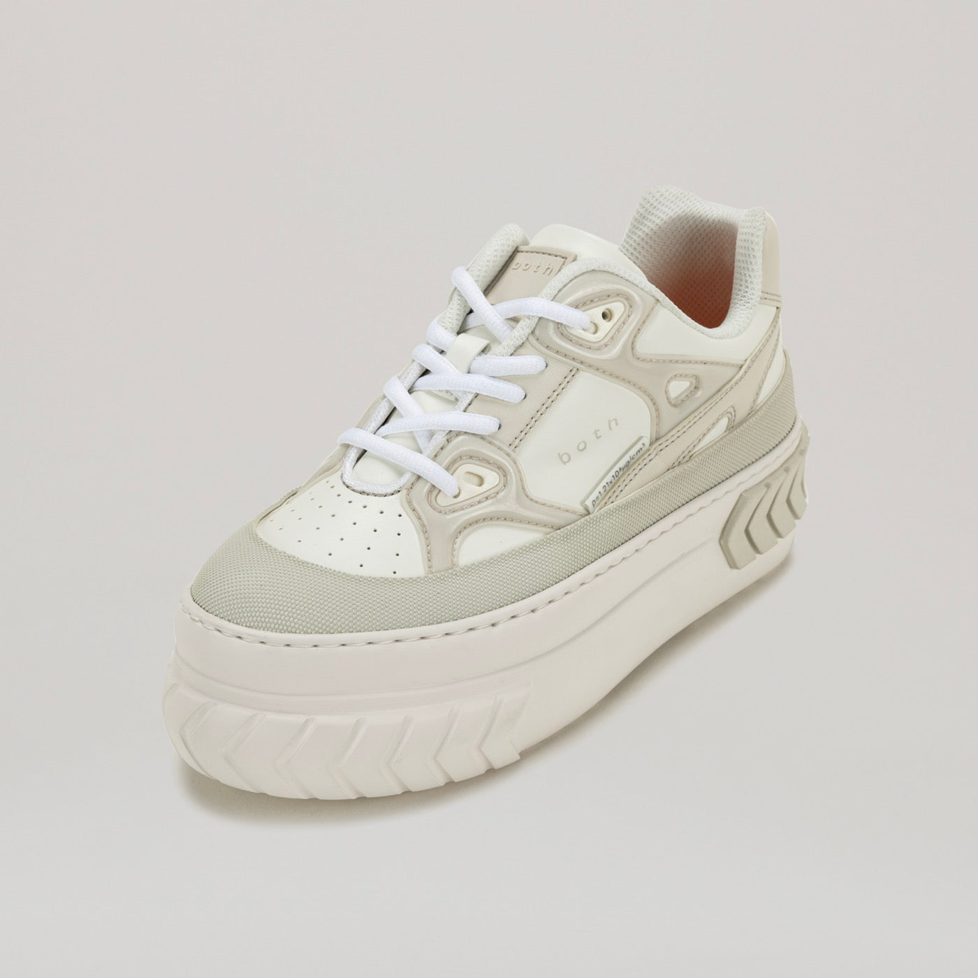Sneakers Tyres Platform Runner - White/Beige