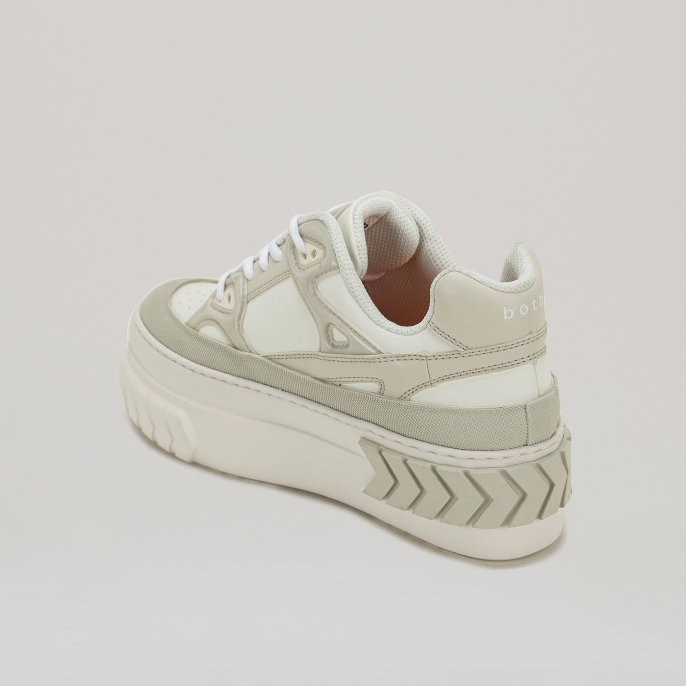 Sneakers Tyres Platform Runner - White/Beige
