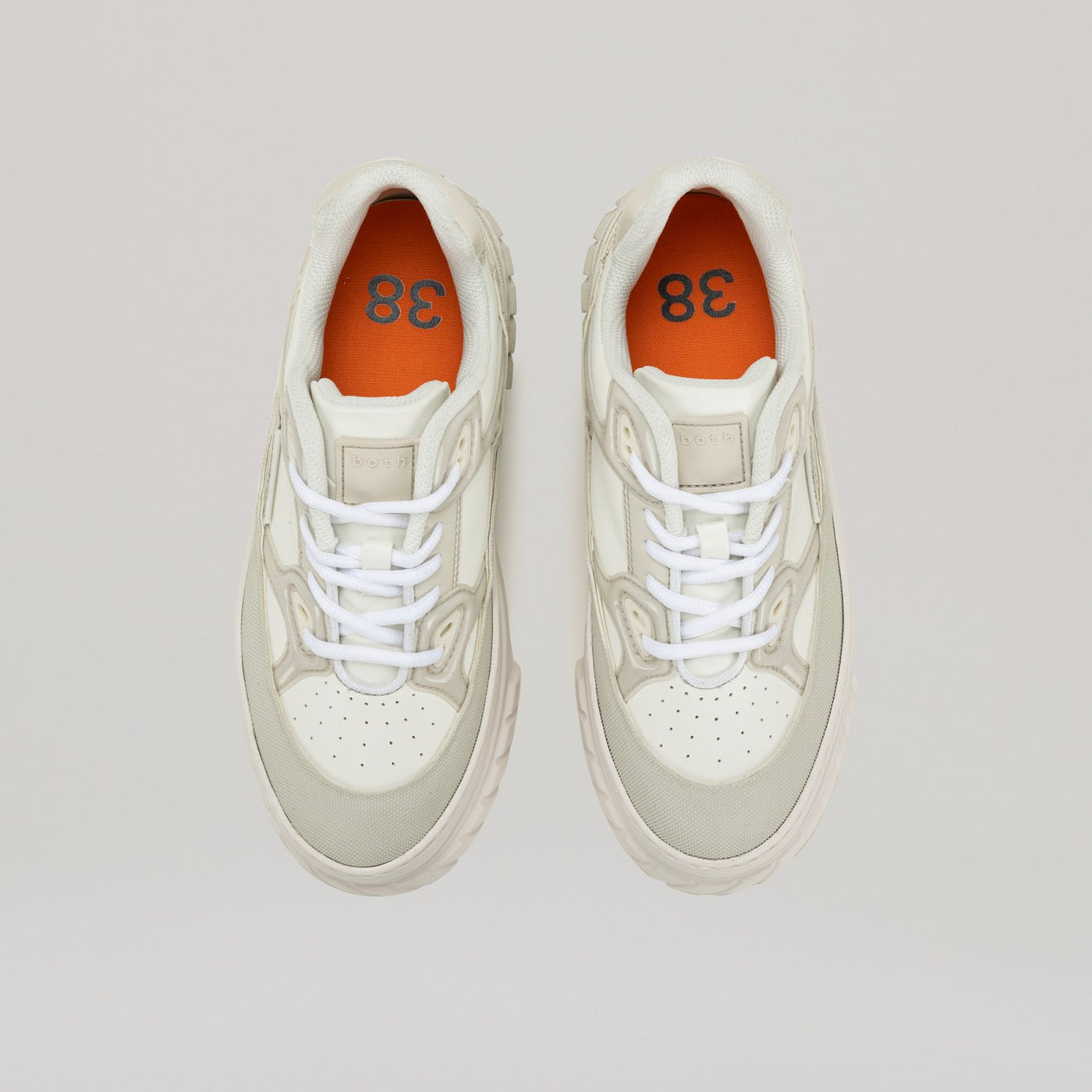 Sneakers Tyres Platform Runner - White/Beige