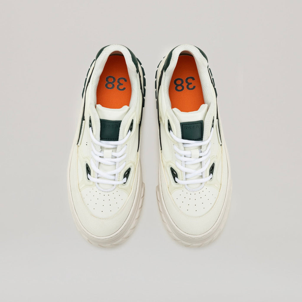 Sneakers Tyres Platform Runner - White/Green