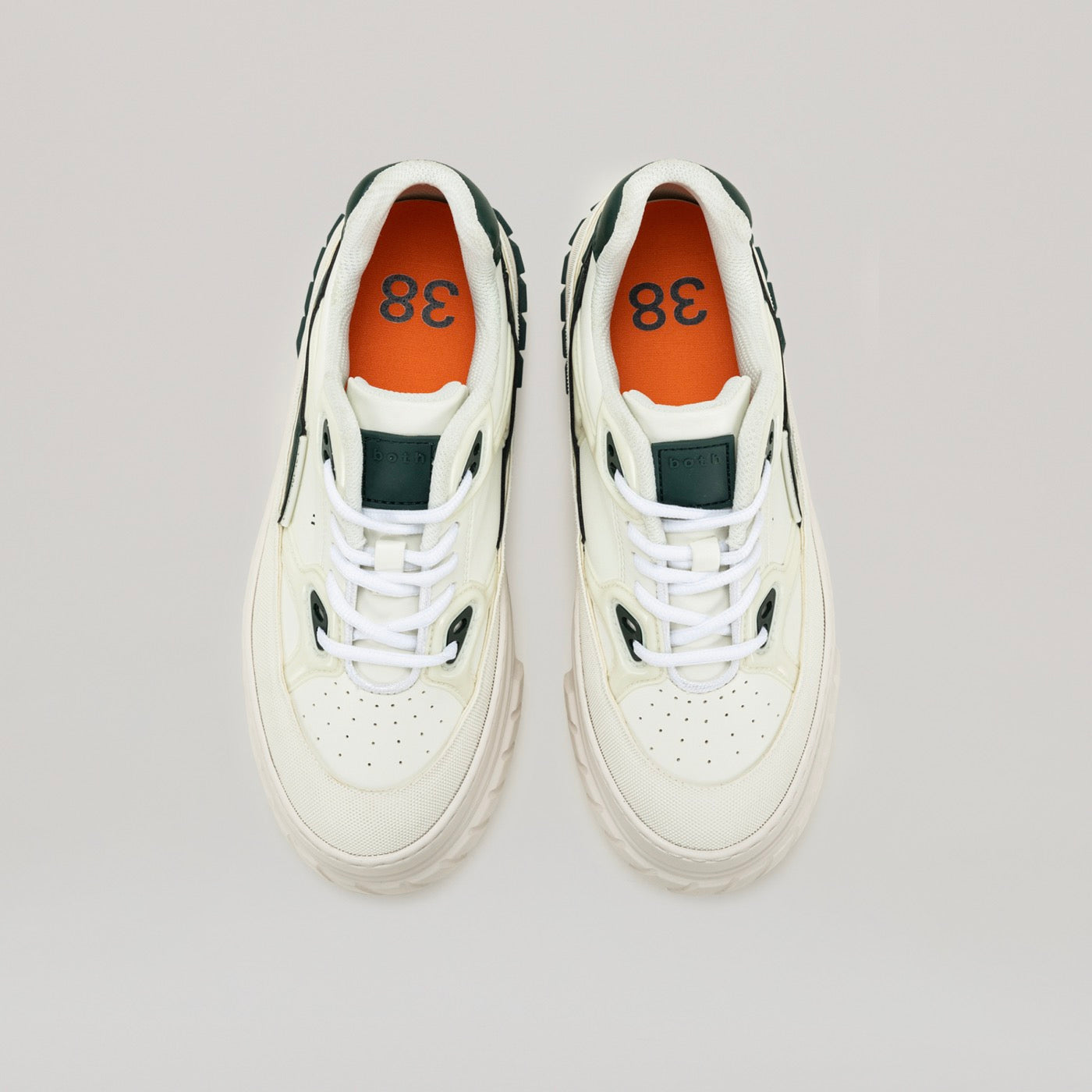 Sneakers Tyres Platform Runner - White/Green