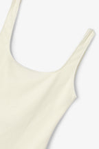Maillot De Bain Froissé Blanc