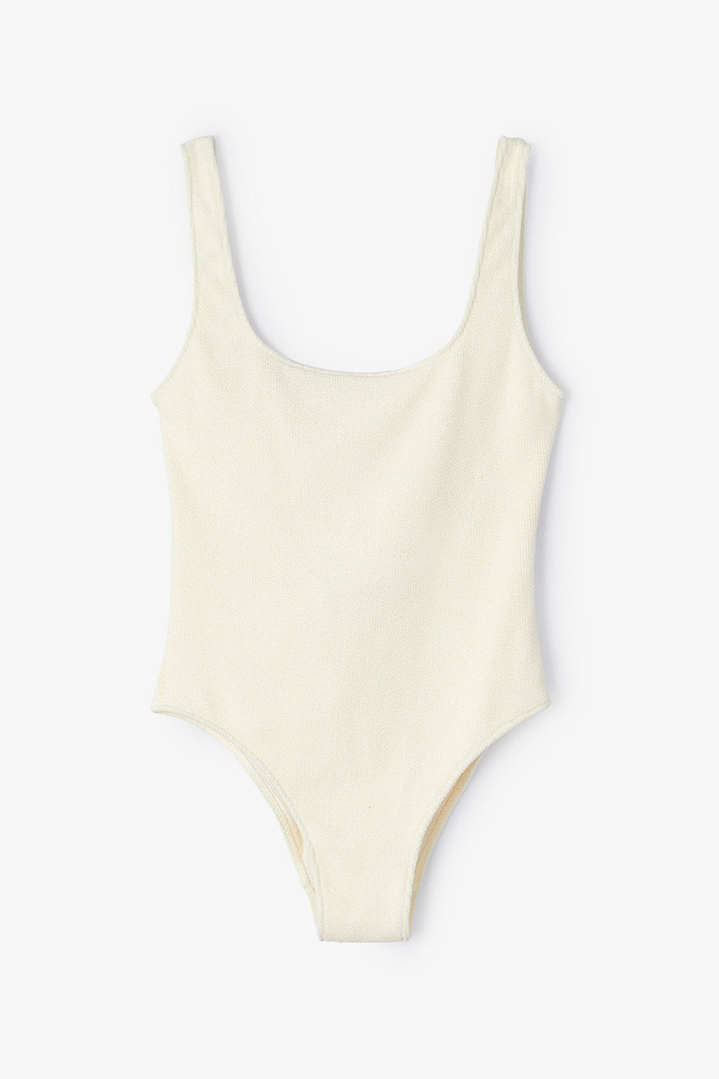 Maillot De Bain Froissé Blanc