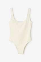 Maillot De Bain Froissé Blanc