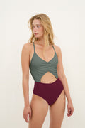 Maillot De Bain Triangle Bordeaux