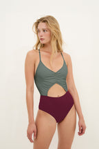 Maillot De Bain Triangle Bordeaux