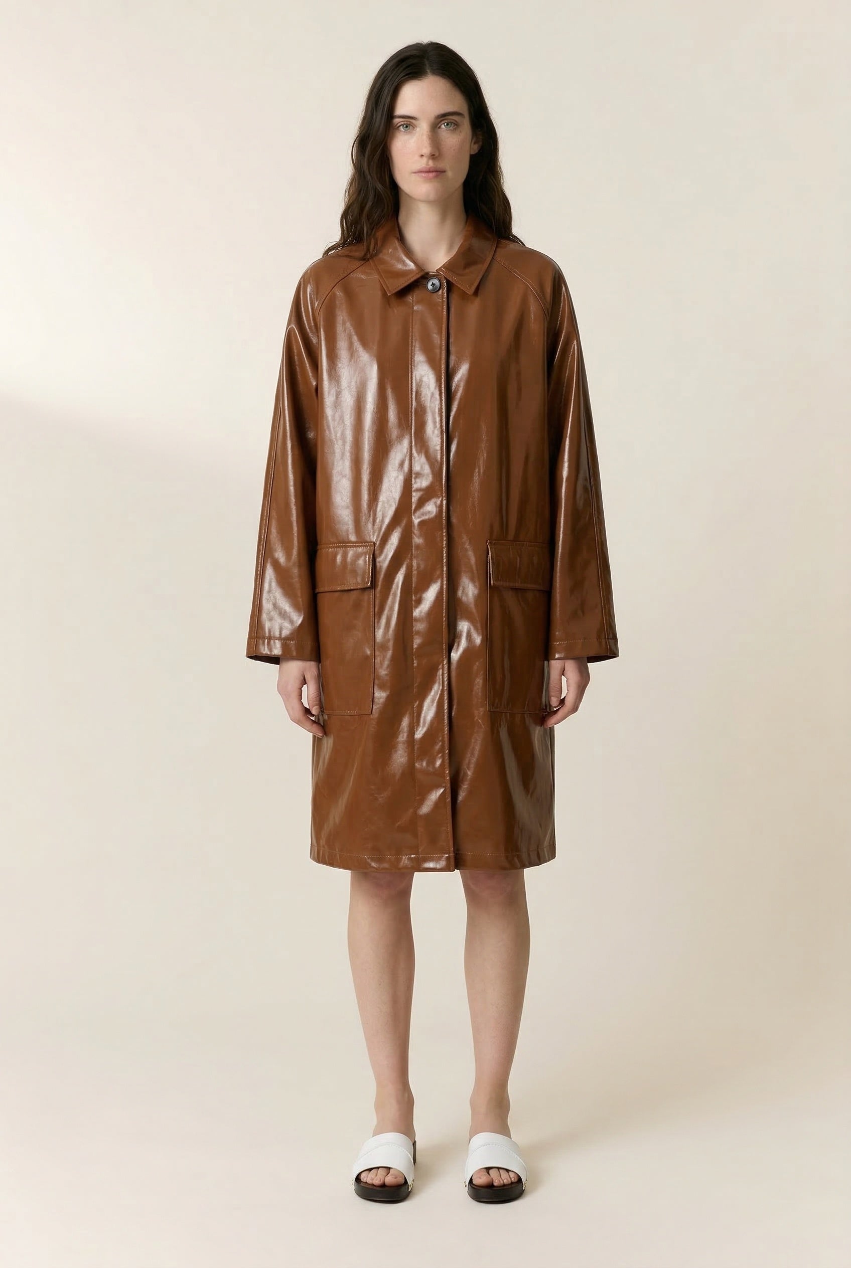Trenchcoat Vahi Pln
