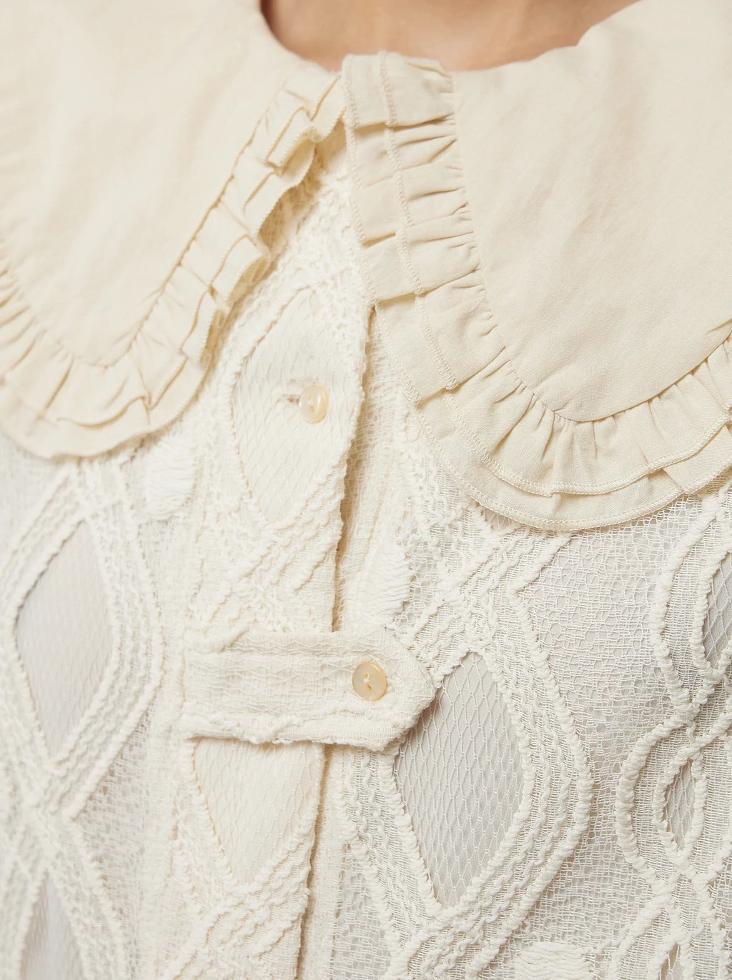 Chemise Trigaliere In Shetland Lace