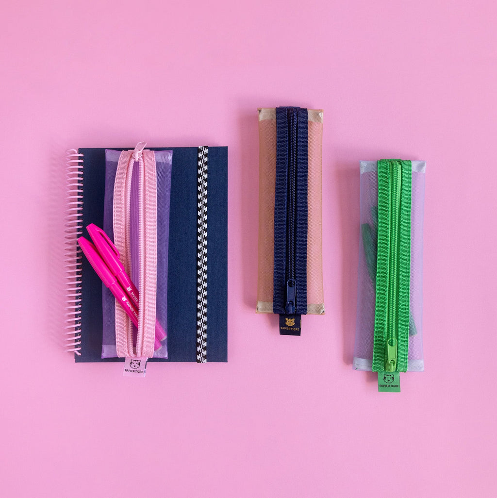 Trousse Kito - Bleu & Camel