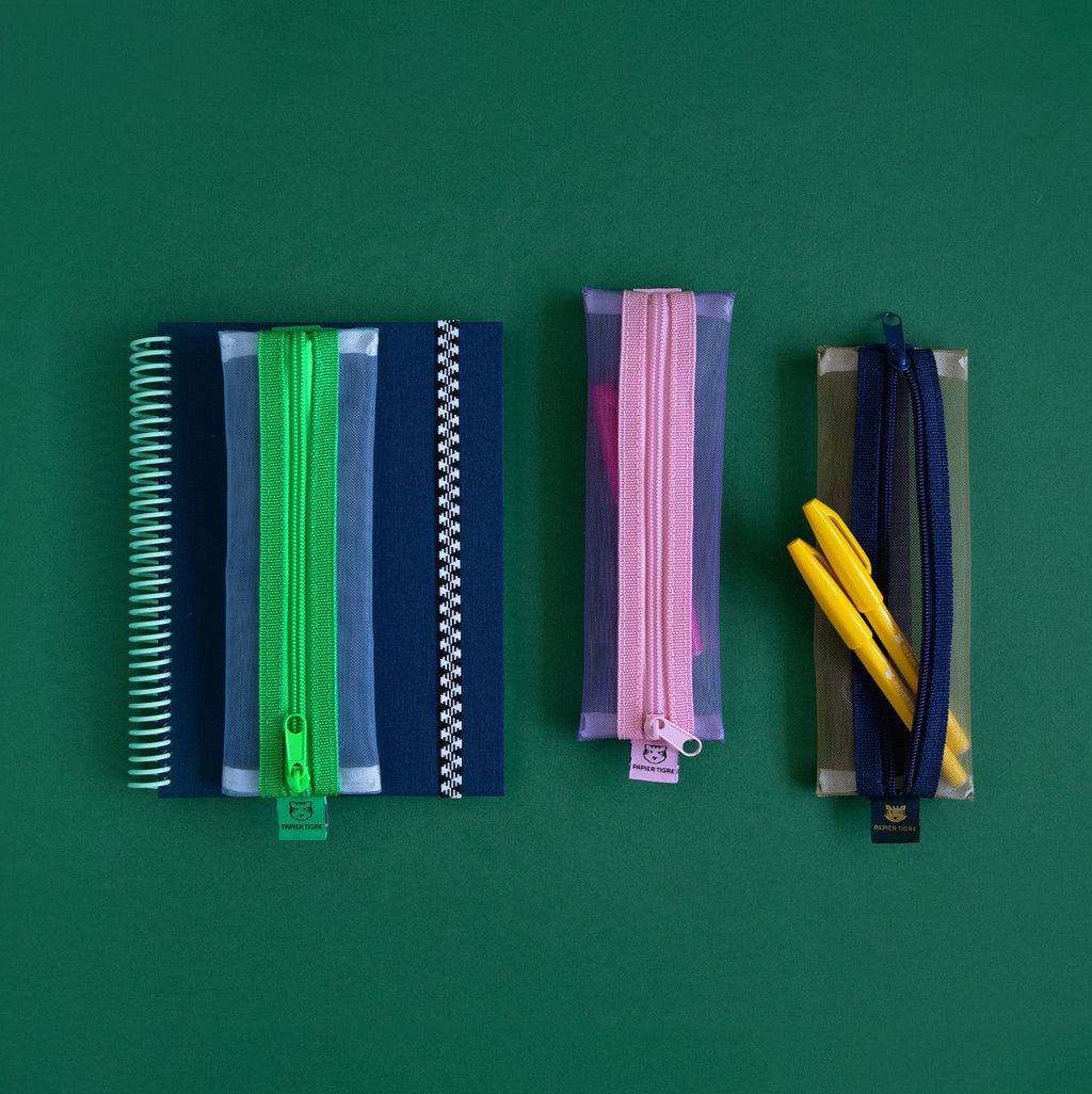 Trousse Kito - Bleu & Camel