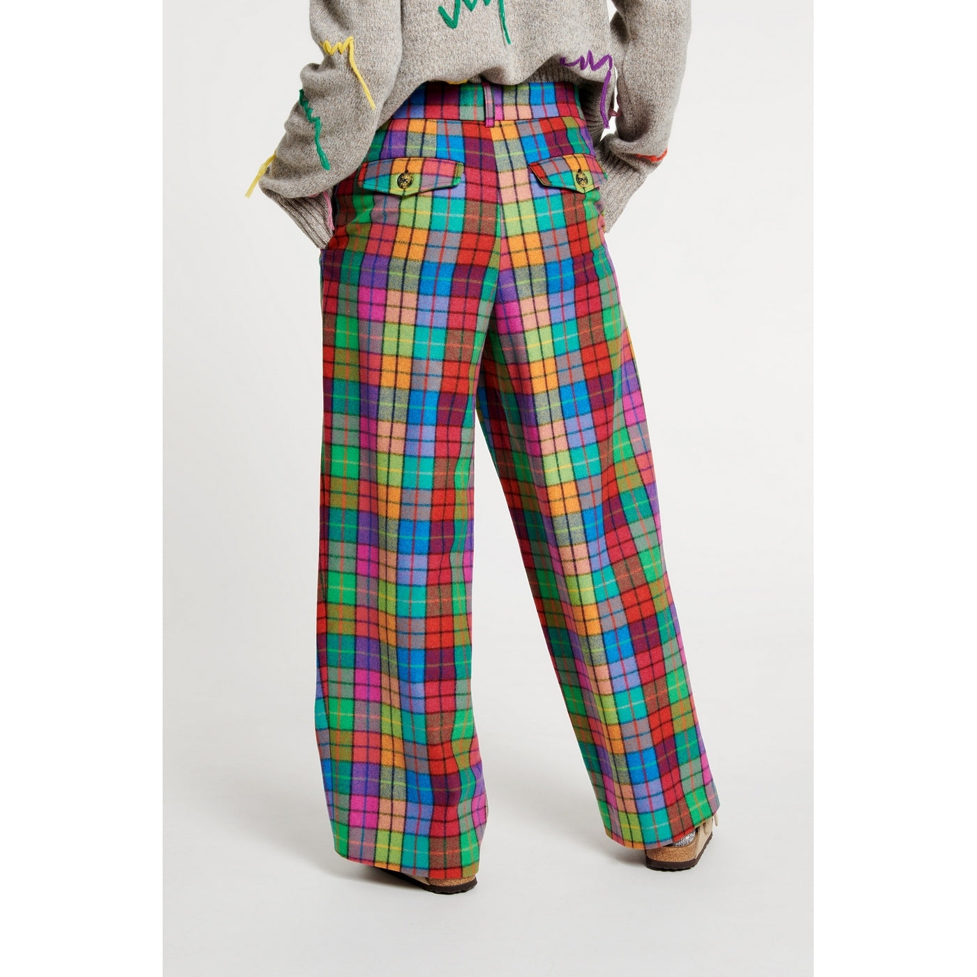 Pantalon Check Tailored
