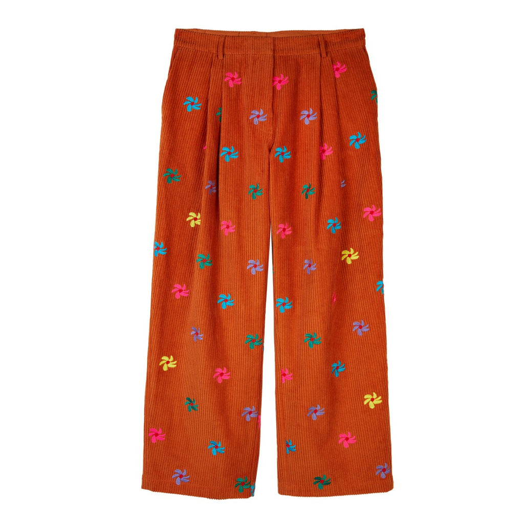 Pantalon Embroidered Corduroy