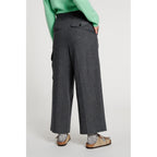 Pantalon Palm Tree Embroidered Wool