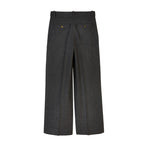 Pantalon Palm Tree Embroidered Wool