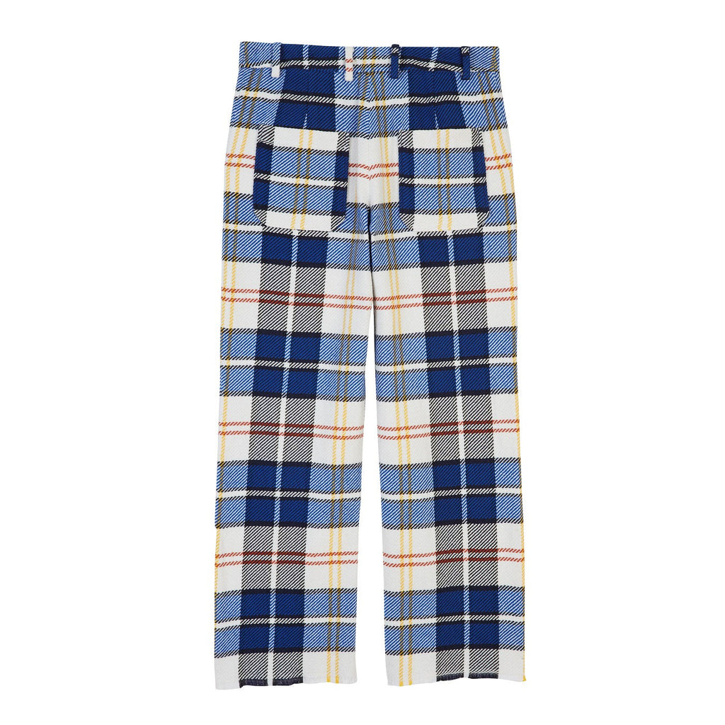 Pantalon Check Raw Edge