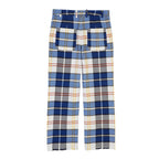Pantalon Check Raw Edge