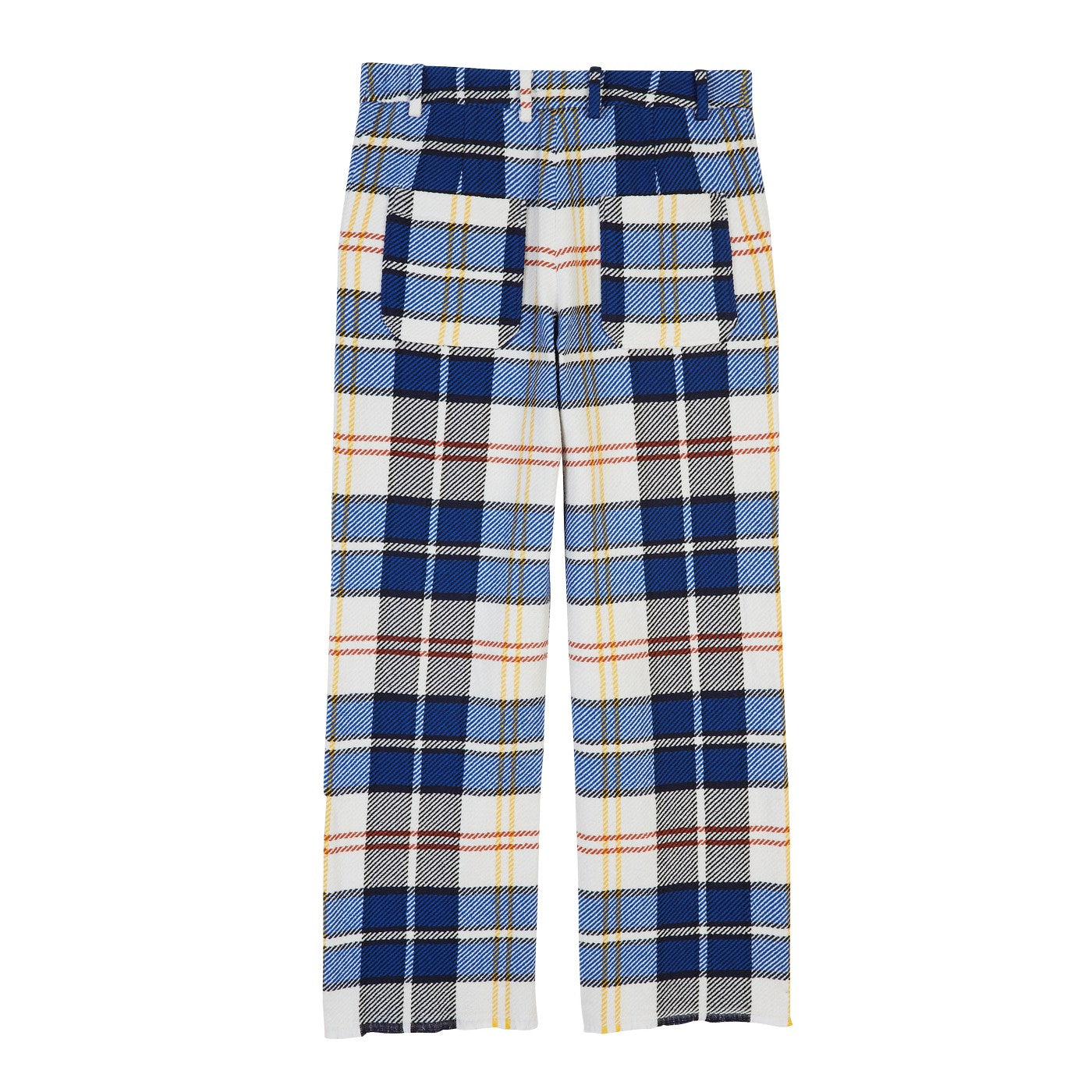 Pantalon Check Raw Edge