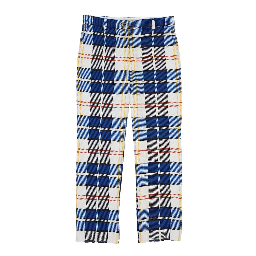 Pantalon Check Raw Edge