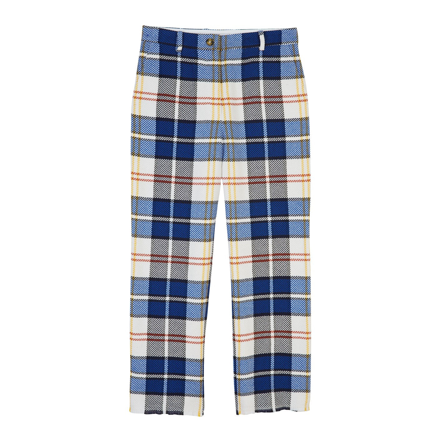 Pantalon Check Raw Edge