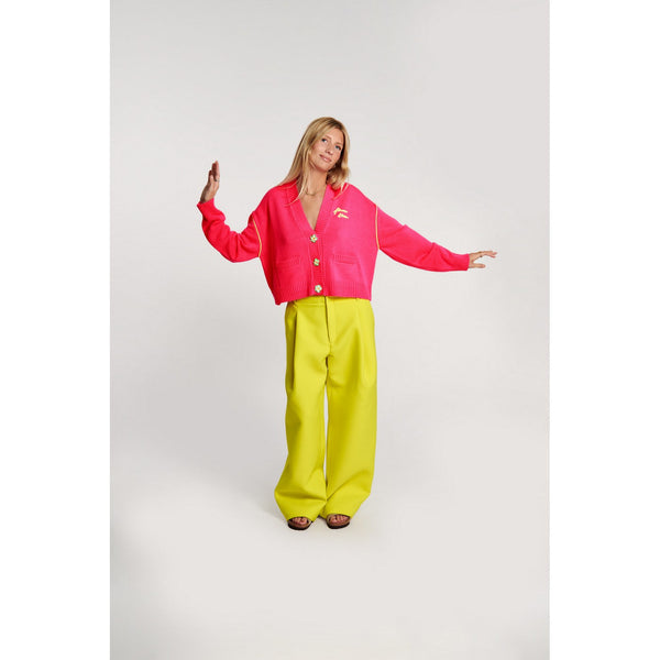 Pantalon High Waisted Straight Leg