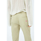 Pantalon Lucky Charm-Embroidered Cotton Chinos