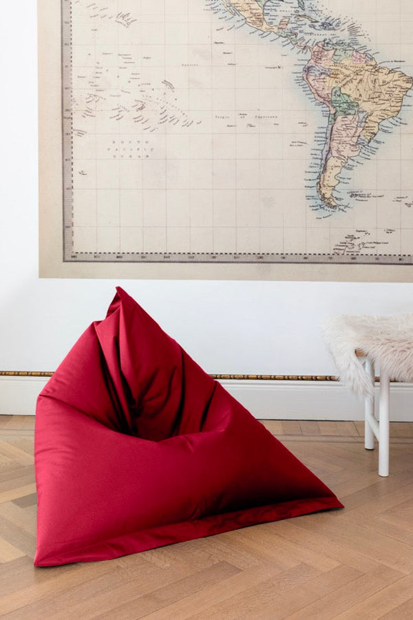 Pouf Try Angle - 100x65x65cm - Rouge
