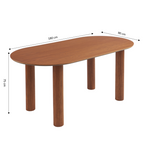 Penelope - Table - Placage Chêne - Noyer