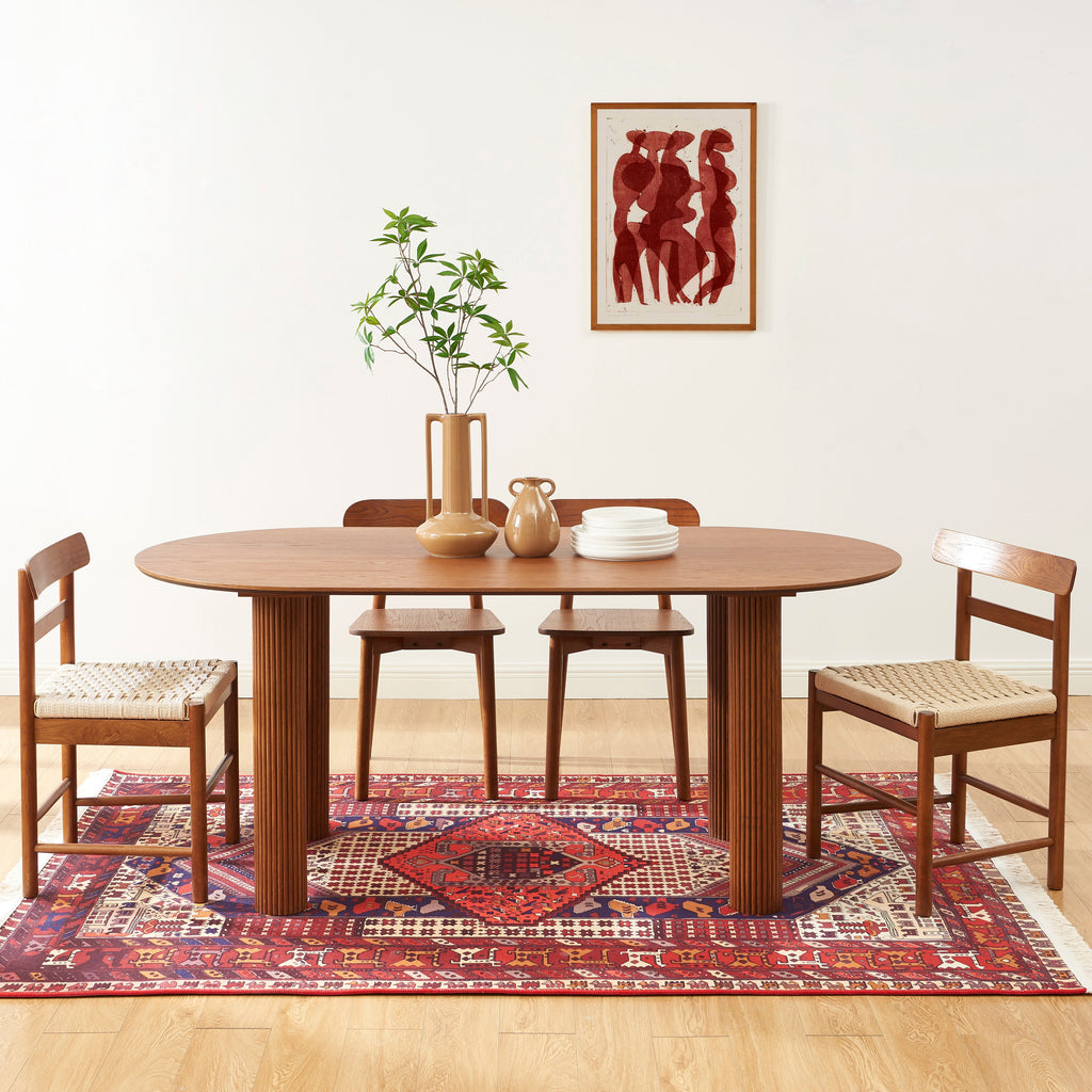 Penelope - Table - Placage Chêne - Noyer