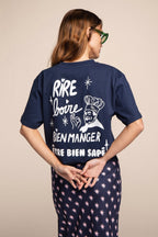T-Shirt Pizza Yolo Navy