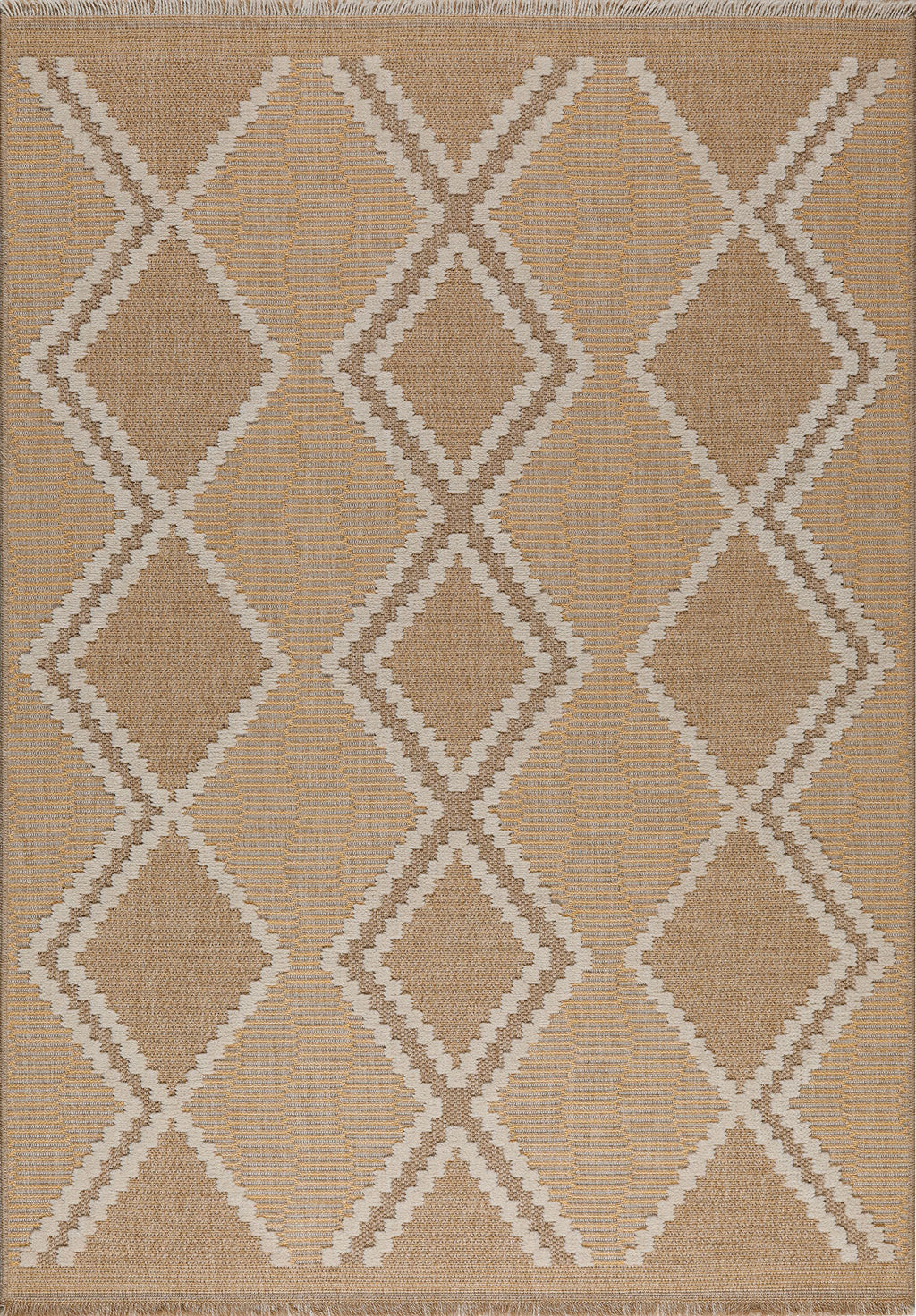 Tulum - Tapis D'Intérieur/Extérieur - Polypropylène - Jaune