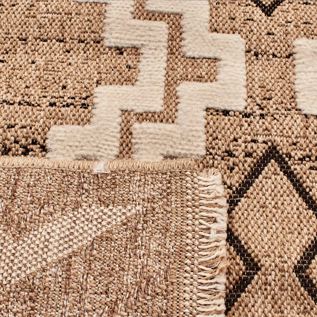 Tulum - Tapis D'Intérieur/Extérieur - Polypropylène - Noir