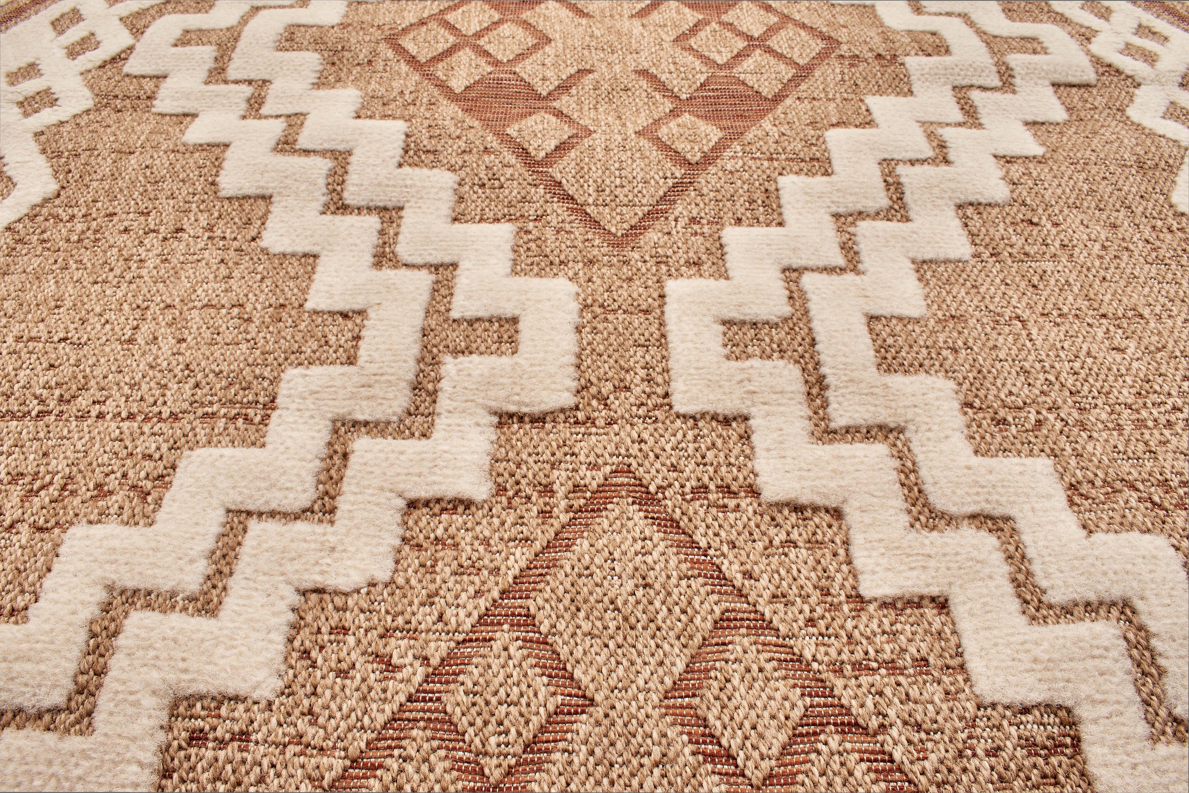 Tulum - Tapis D'Intérieur/Extérieur - Polypropylène - Terra