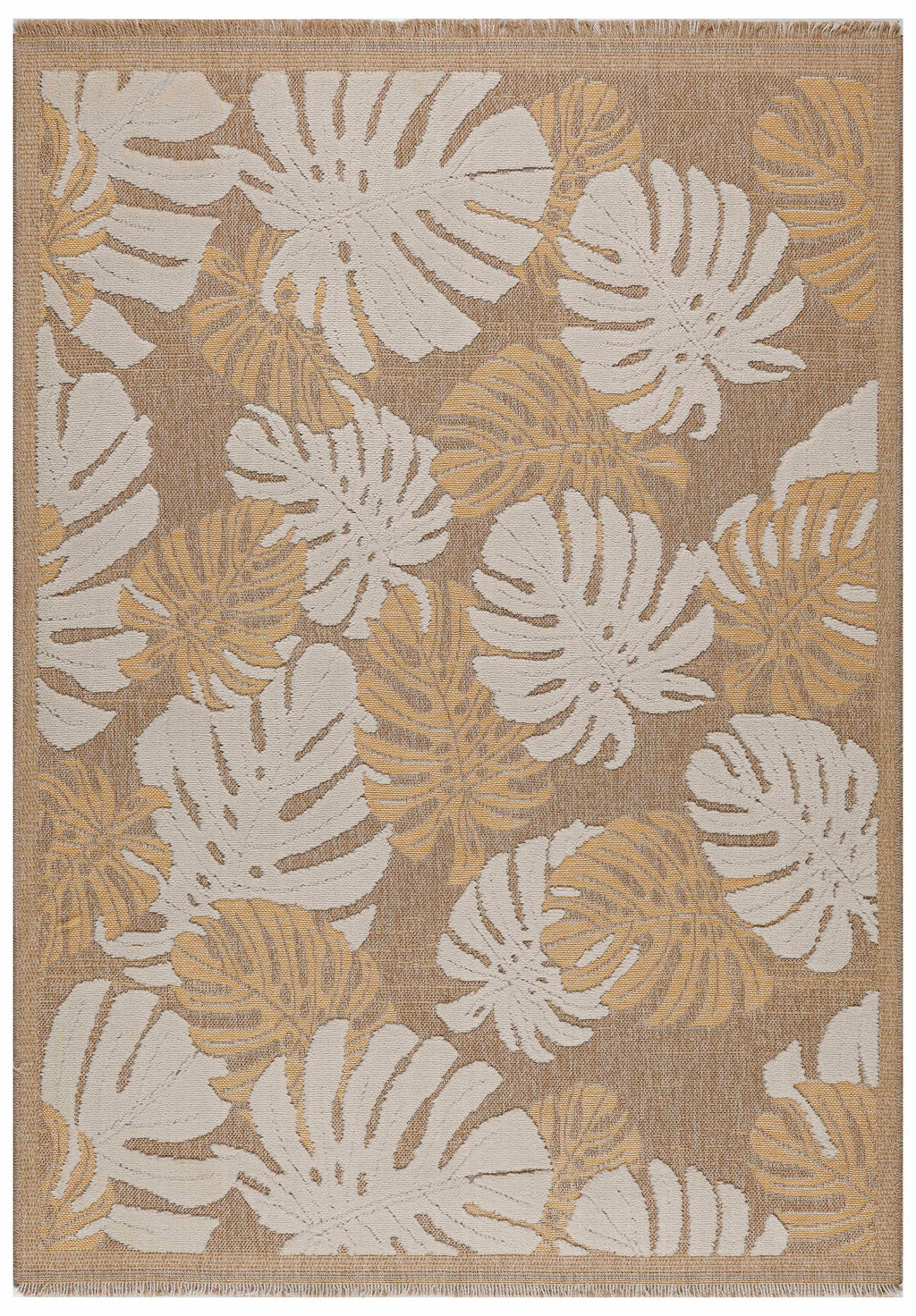 Tulum - Tapis D'Intérieur/Extérieur - Polypropylène - Jaune