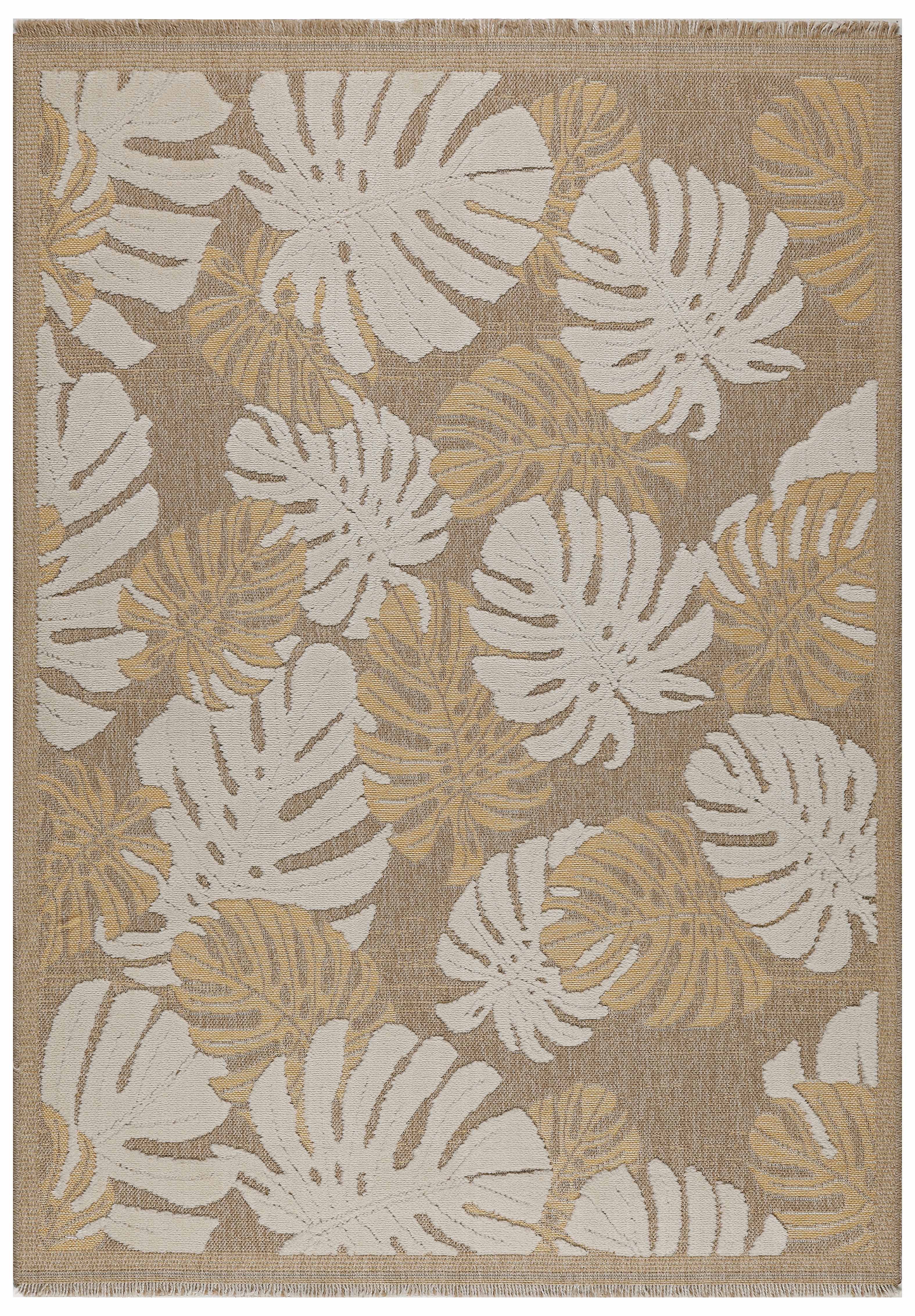 Tulum - Tapis D'Intérieur/Extérieur - Polypropylène - Jaune