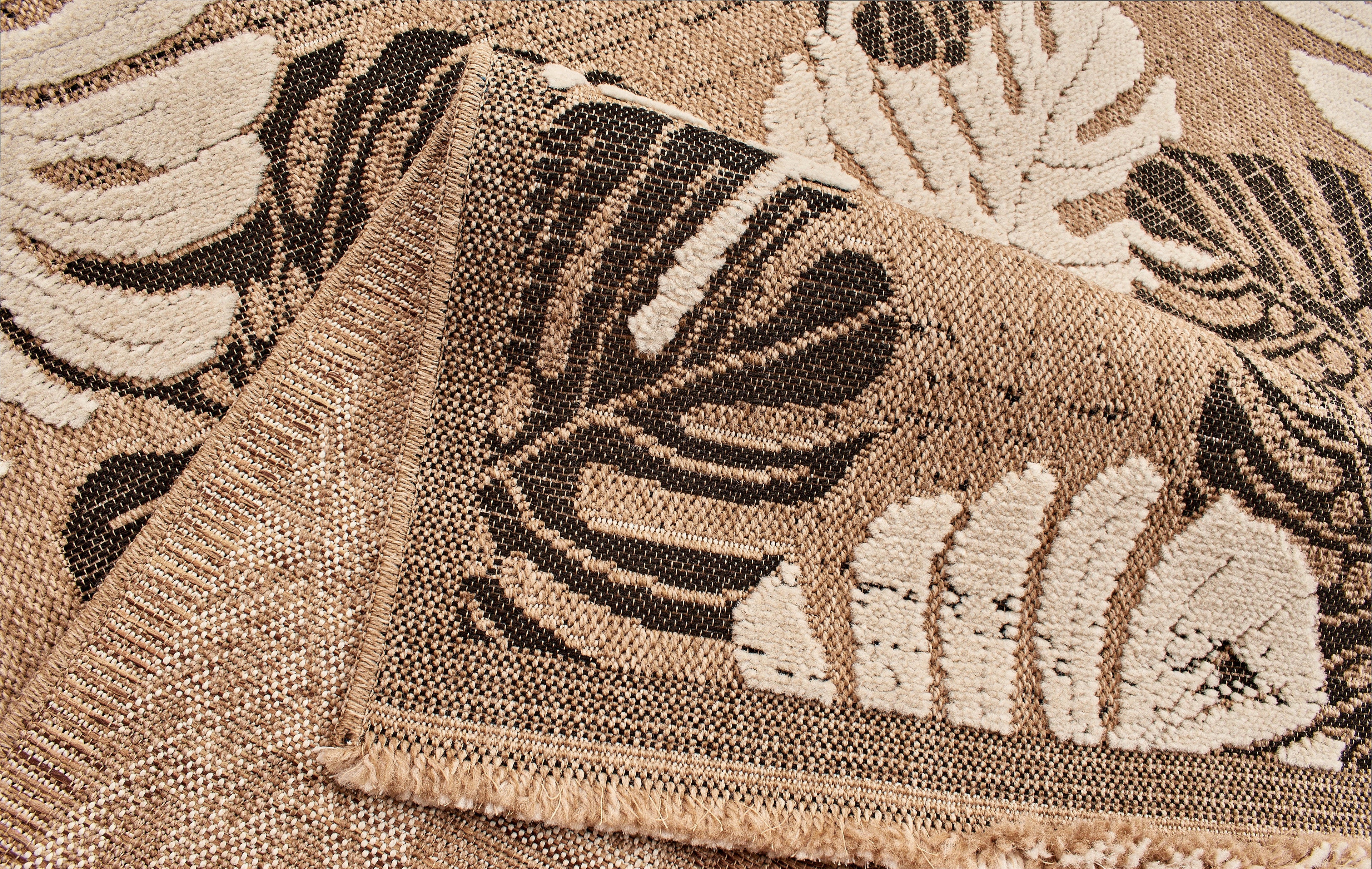 Tulum - Tapis D'Intérieur/Extérieur - Polypropylène - Noir