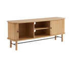 Meuble Tv Ernest - Frêne Portes Tambour Portes Tambour