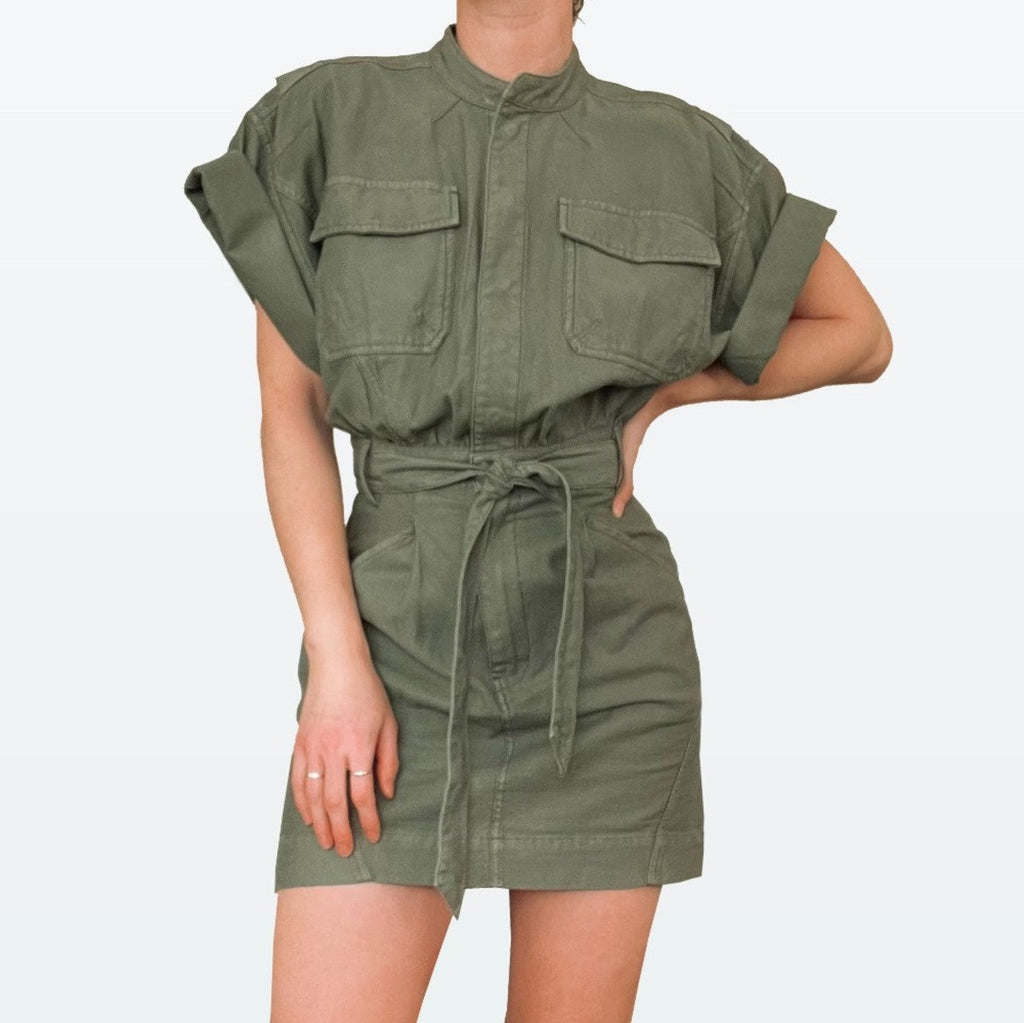Robe Twisted Shirt - Washed Military