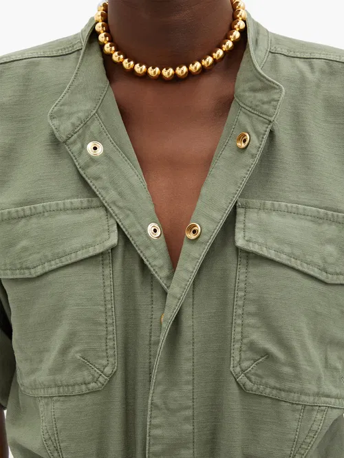 Robe Twisted Shirt - Washed Military