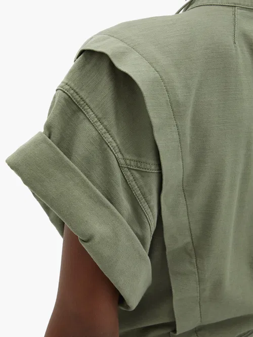 Robe Twisted Shirt - Washed Military
