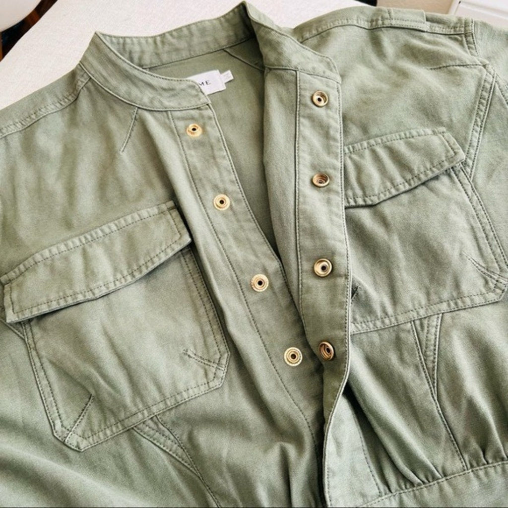 Robe Twisted Shirt - Washed Military