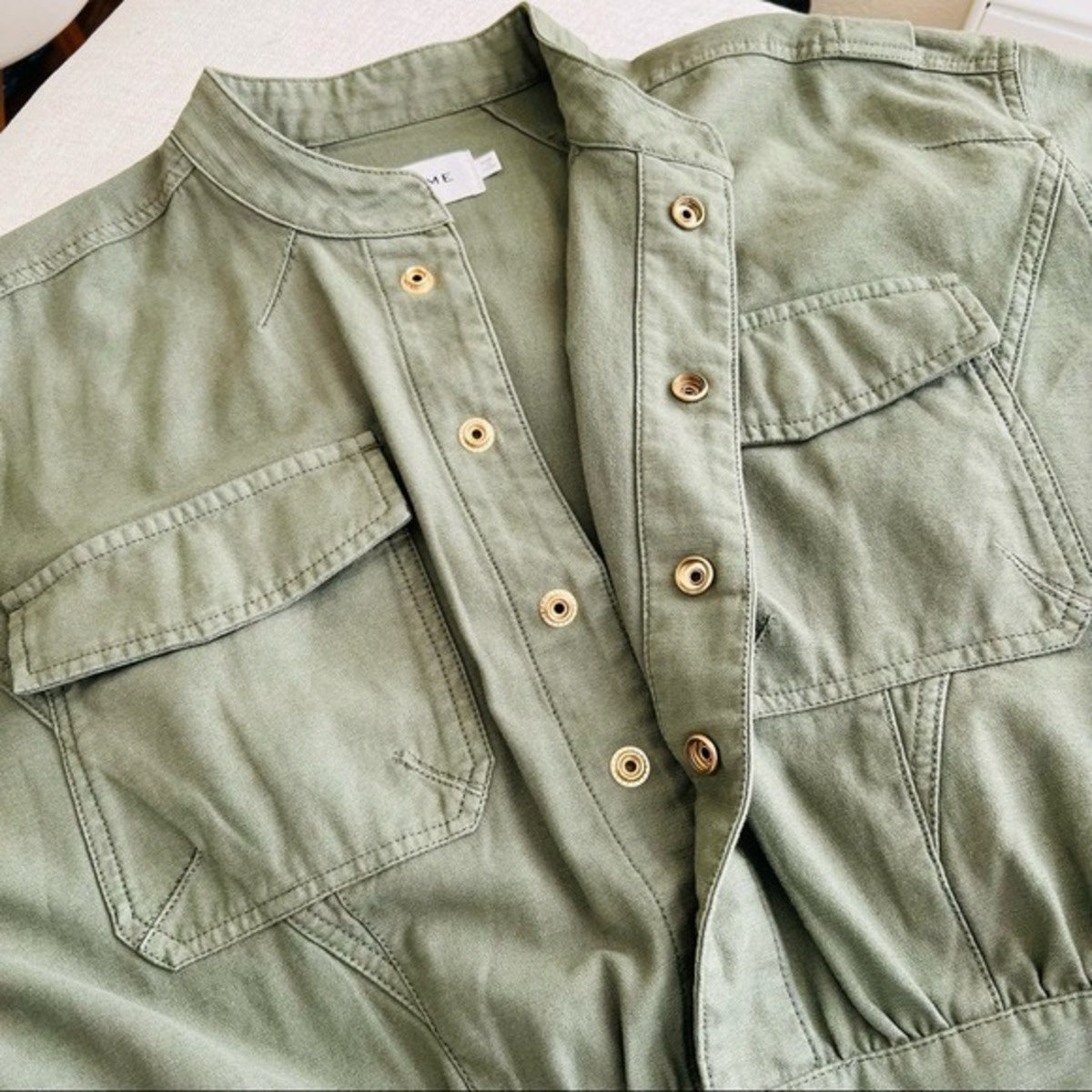 Robe Twisted Shirt - Washed Military