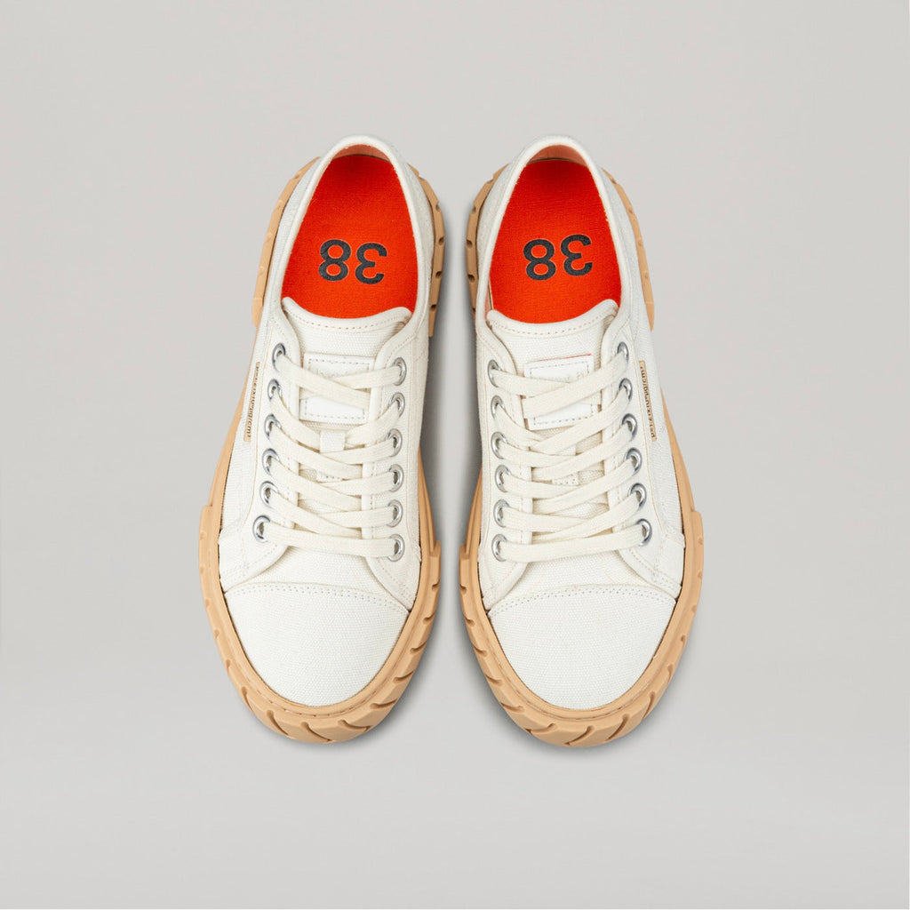 Sneakers Tyres Low Top - Beige/White