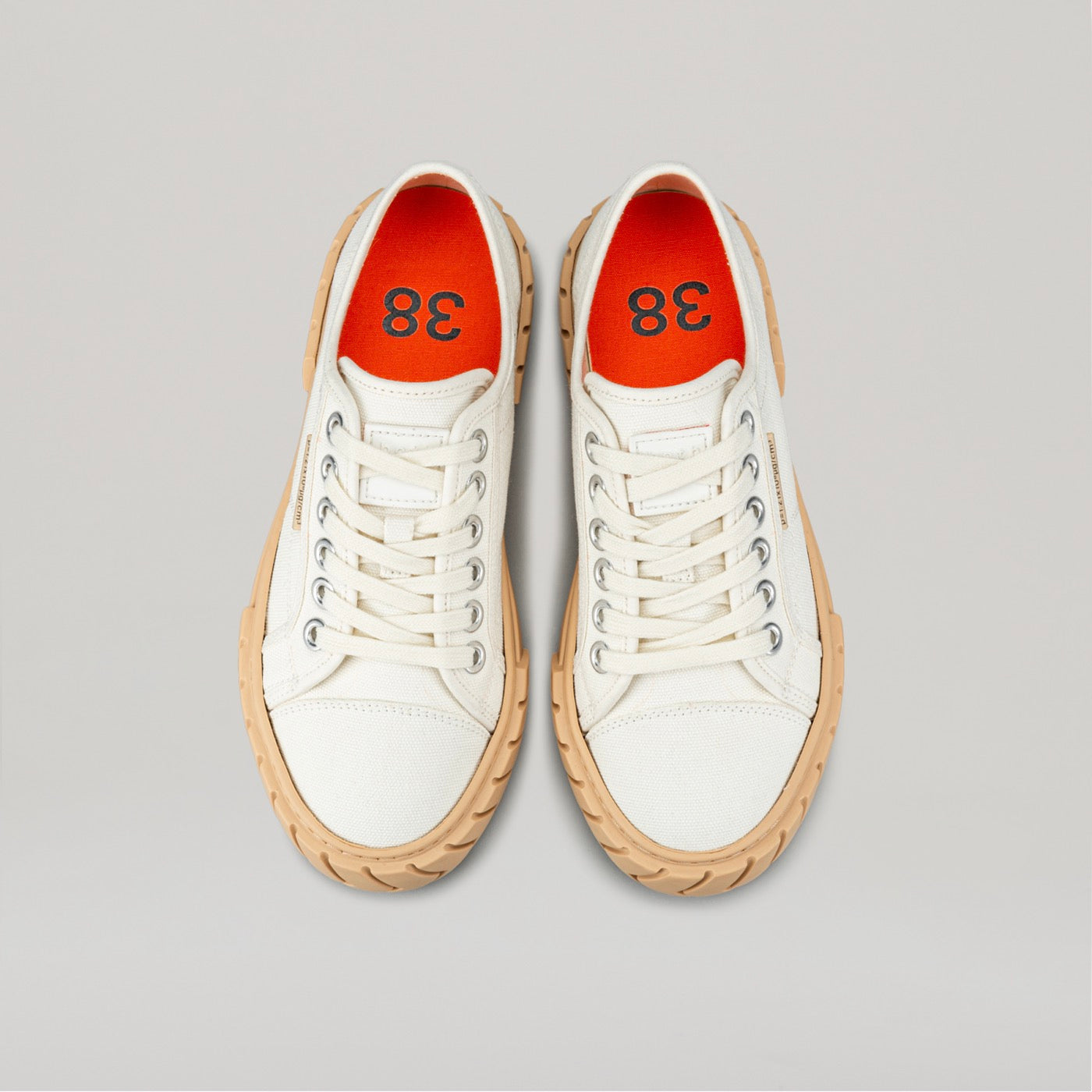 Sneakers Tyres Low Top - Beige/White